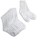 Jefferies Socks Little Girls' Half Cushion Seamless  Socks (Pack of 6), White, Sock size 6-7.5(Shoe size:6-11)