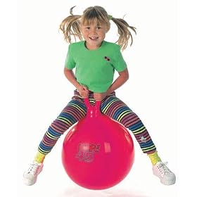 Hop 45 Hopping Ball Magenta 18 inch Phthalate and Latex FREE by Gymnic