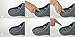 Moxo Women's & Men's Coral Fleece Bedroom Slippers/Footwear Memory Foam Clogs (DarkRed) 38-39 EUR