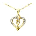Colliers - PP04240Y - Collar de mujer de oro amarillo (9k) con 12 diamantes, 46 cm