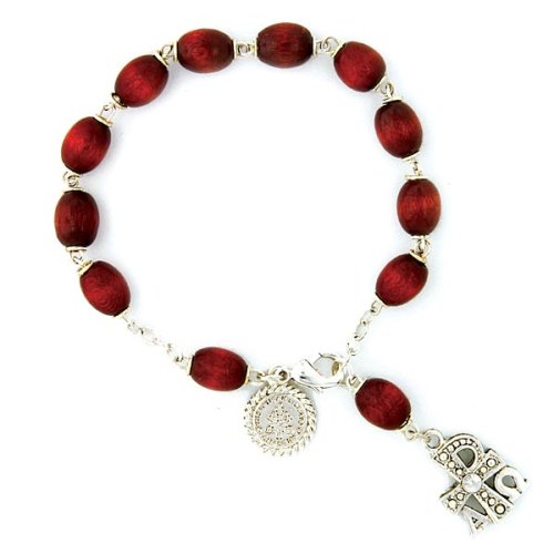 Peace Cross Rosary Bracelet