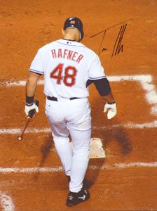 Travis Hafner Signed Cleveland Indians 8X10 Photo