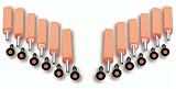 Field Stencils End Zone Socket & Pylon Set - Sports Football Equipment - Set