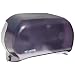 San Jamar R3600TBK Versatwin Dual Bath Tissue Dispenser, 1.437" Mandrel, Black Pearl
