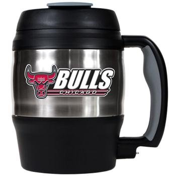 NBA Chicago Bulls 52-Ounce Stainless Steel Macho Travel Mug with Bottle Opener