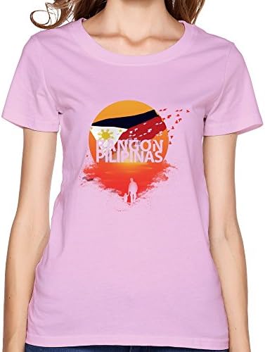 PTHF Ladies Bangon Pilipinas By Kismet Cotton T-Shirt XS Pink