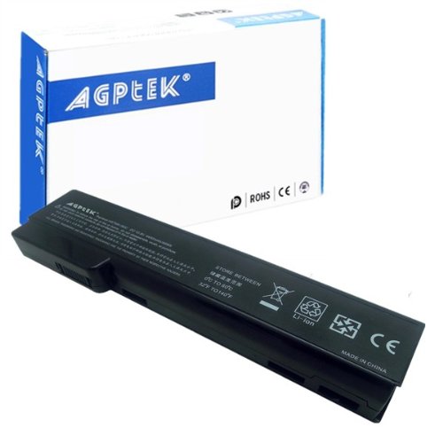 AGPtek® Laptop Replacement Battery for HP EliteBook 8460w 8460p 8560p ProBook 6360b 6460b 6560b Series Compatible wih 630919-421 CC06XL CC09 HSTNN-DB2H QK640AA HSTNN-E04C (6cell, 10.8V, 4400mAh) On Sale