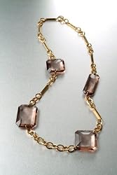 PONO Refraction Necklace in Smoke Topaz