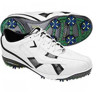 Callaway Men’s Hyperbolic Tour Golf Shoe,White/Black,11.5