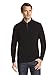 Thirty Five Kent Men's Cashmere Quarter Zip with Suede Piping
