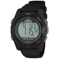Timex Outdoor Quartzuhren - Reloj digital de caballero de cuarzo con correa textil negra (luz, alarma, cuenta vueltas, cron�metro) - sumergible a 100 metros