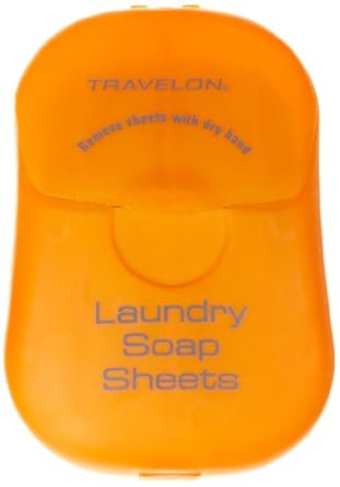 Travelon Laundry Soap Sheets, 50-Count
