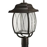 Progress Lighting P5447-20 Montreux 1-Light Outdoor Post-Light in Antique Bronze