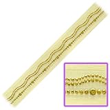 ネイルシール＜ライン＞ドットライン/ゴールド(32cm)