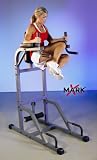 XMark Fitness Vertical Knee Raise with Dip Station