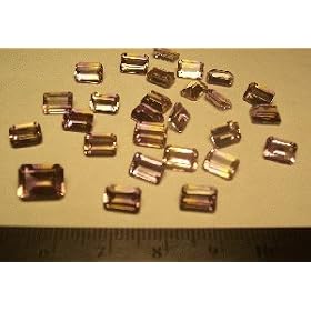 Ametrine Gemstone, about 1ct., Loose, Natural Genuine, 7x5mm Emerald Cut
