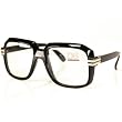 Run DMC Rapper Retro Large Clear Lens Eye Glasses Black