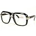 Run DMC Rapper Retro Large Clear Lens Eye Glasses Black