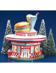 Single Detail Page Misc: Dept 56 Original Snow Village Dinahs Drive-In 5447-0 - Dept 56