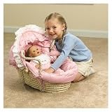 Wicker Baby Doll Moses Basket Wicker Baby Doll Moses Basket