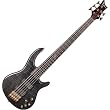 Dean Edge Pro5 5-String Bass Guitar, Transparent Black