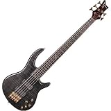 Dean Edge Pro5 5-String Bass Guitar, Transparent Black