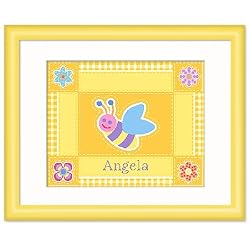 Flowerland Yellow Personalized Print