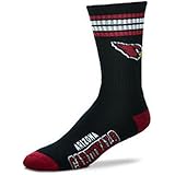 NFL 4 Stripe Deuce Crew Socks Mens-Size Large(10-13)