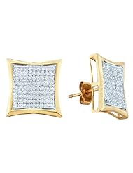0.50ct Diamond Micro-Pave Earrings