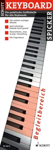 Produkt-Bild: Keyboard Spicker: Die praktische Grifftabelle f&uuml;r alle Keyboards. Keyboard.