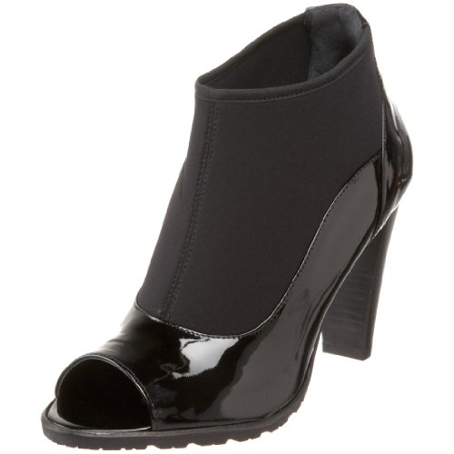 Amalfi by Rangoni Women's Linea Open-Toe Pump,Nero,5.5 M US