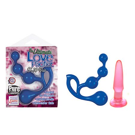 California Exotics / Swedish Erotica Ultimate Love Pacifier X-10 Blue Probe Adult Sex Toy Kit