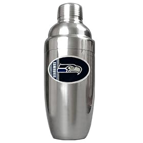 Seattle Seahawks NFL Stainless Steel Cocktail Shaker by Great American Products