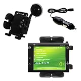 HTC X7500 Flexible Auto Windshield Holder with Car Charger - Uses Gomadic TipExchange