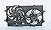 TYC 620720 Cooling Fan Assembly Compatible with 2000-2002 Ford Focus