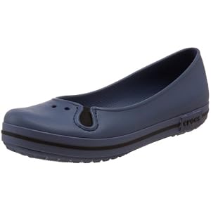 Buy crocs Ladies Crocband Flat,Bijou Blue,4 M US by crocs