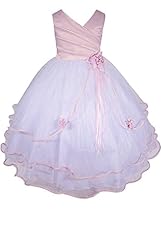 Girls Ankle Length Flower-Girl Dress/Pageant Dress 