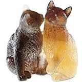 Daum Glass Kittens
