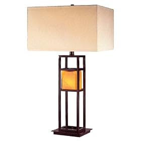 George Kovacs Bronze Tower Table Lamp by Kovacs