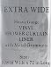 EXTRA WIDE size VINYL Shower Curtain/LINER 108'' wide x 72'' long - WHITE