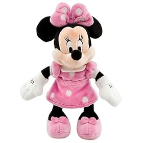  Disney 8 inch Minnie Mouse in Pink Dress Plush