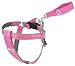 SMALL - PINK/GRAY - Doggles Step In Harness