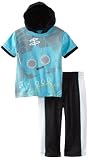 Little Rebels Baby-Boys Infant 2 Piece Robot Tricot Pant Set