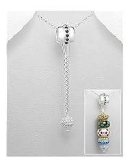 CZ Pendant Necklace In 92.5 Sterling Silver