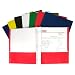 C-Line Recycled Two-Pocket Paper Portfolio with Prongs, Assorted Colors, 05320