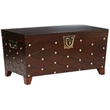SEI, Espresso Nailhead Cocktail Table Trunk