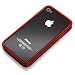 Rix iPhone4/4S�Ή� TPU�t���[�� �N���A���b�hRX-IP4BP04RD