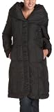 Cole Haan Women's Single Breasted Down Coat with Large Pillow Collar and Gathering Details