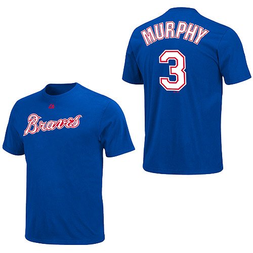 Atlanta Braves Dale Murphy Cooperstown Name & Number T-Shirt Large