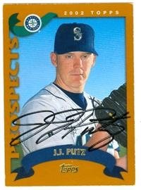 J.J. Putz autographed Baseball Card (Seattle Mariners)